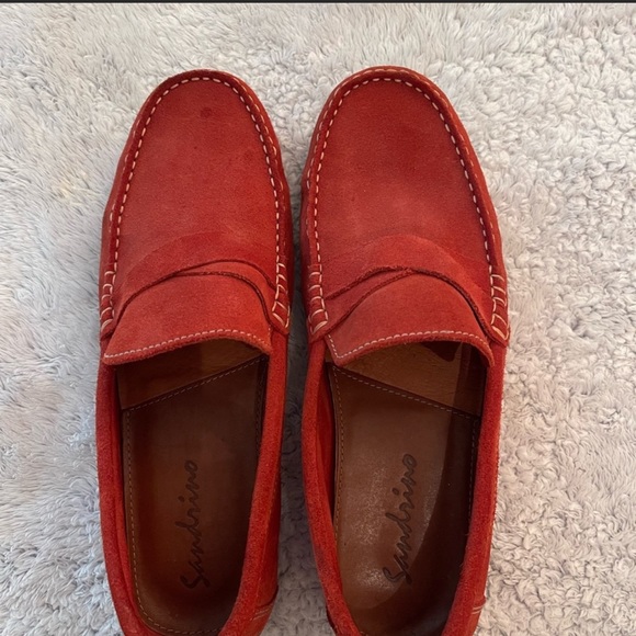 NORDSTROM RACK SANDRINO SOFT ITALIAN SUEDE CREATES A MOC LOAFER - Picture 4 of 6